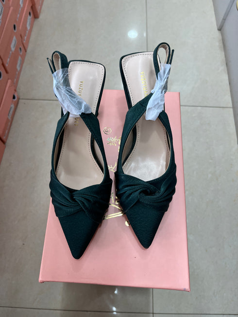 Luxury Pointed Toe Knot Stiletto